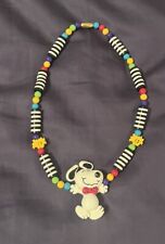 Vintage Avon Peanuts Snoopy Woodstock Beaded Childrens Necklace  picture