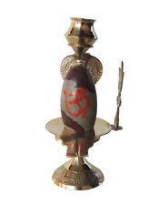 Brass Shivling for Home Pooja Temple Lord Shiva Lingam Sawan 4.7*3.1*6.7 inch picture