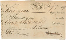 JOHN NICHOLSON - PROMISSORY NOTE SIGNED 08/17/1796 picture