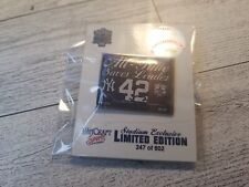 New York Yankees Mariano Rivera #42 602 All Time Saves Collectible Lapel Hat Pin picture