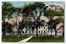 c1910 Residence GA Stephens Exterior Building Moline Illinois Vintage Postcard picture