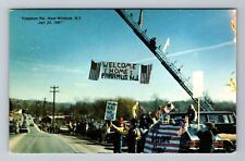 New Windsor NY-New York, Freedom Road, Vintage Postcard picture