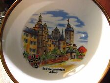 Bad Mergentheim Schloss Bowl - Vintage German Souvenir Germany Castle AK Dish picture