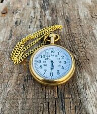 Watch elgin vintage pocket Collectible Antique 1- Brass Pocket Watch GIFT Item picture