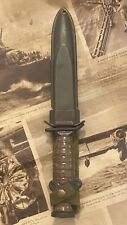 Imperial M3 WWII Knife US ARMY WW2 Trench M8 Sheath Military #ON Handle NICE picture