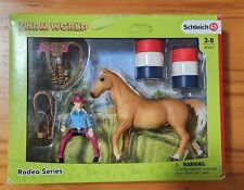 Schleich Rodeo Series Farm World NEW in package sealed #41417 READ- marks on box picture