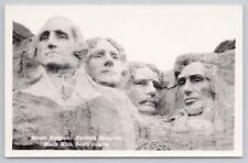 Postcard RPPC Mount Rushmore National Memorial, Black Hills, South Dakota picture