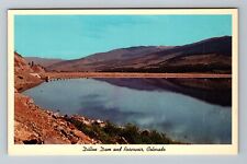 CO-Colorado, Dillon Dam And Reservoir Highway, Vintage Postcard picture