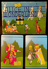 c1930’s Lewis Carroll Double Deck 53+Joker Antique Playing Cards Boxed Edition picture