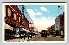 Chelsea MA-Massachusetts, Broadway Looking North, Woolworth Vintage Postcard picture