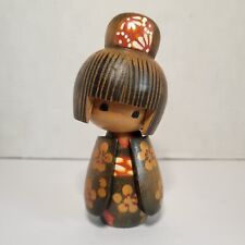 Kokeshi Tomio Ishida Wooden Doll Japan 5 Inch  handmade picture