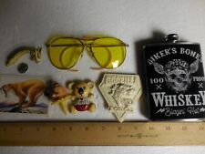 Paps Pickers junk Lot~8~ Vintage Random Items 1962D dime+Sunglasses+Flask+more picture