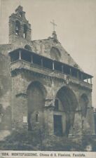MONTEFIASCONE - Chiesa di S. Flaviano Facciata Real Photo Postcard rppc - Italy picture
