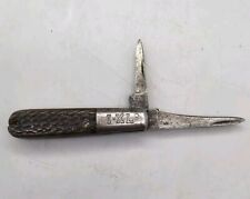 IXL George Wostenholm Sheffield England Folding Pocket Knife  * Worn Blade Vtg picture