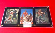 Joe Jusko Signed Tarzan Edgar Rice Burroughs Collection 3 Card Display 1994 1995 picture