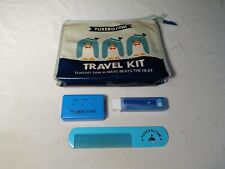 Vintage 1980's Sanrio Tuxedo Sam Travel Kit Toothbrush Soap Comb Case Rare picture