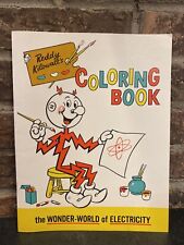 RARE NOS Reddy Kilowatt’s Coloring Book- 1966 The Wonderful World Of Electricity picture