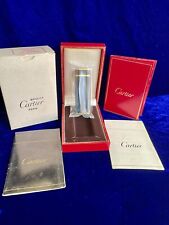 Cartier Lighter Black Lacquer Gold New Sealed Old Stock Condition Full Set Box picture