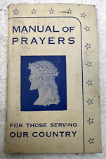 Vintage 1943 WWII Manual of Prayers For Those Serving Our Country picture