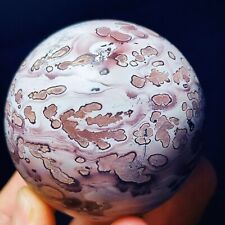Rare 316G Natural Polished Chinese Painting Agate Crystal Ball Healing L1781 picture