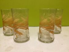 VINTAGE LIBBEY GOLDEN WHEAT  TUMBLERS ( Set of 4) picture