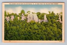 Hollidaysburg PA-Pennsylvania, The Chimney Rocks, Antique, Vintage Postcard picture