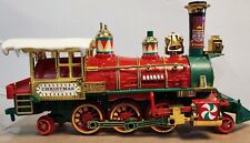 Vintage 1986 New Bright Musical Christmas Express Elf Train Locomotive #183 picture