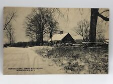 Postcard Winter Scene Tempe Wick House Morristown New Jersey Unposted picture