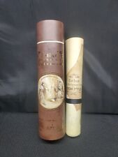 Esther Holy Scripture Scroll Illustrated Original Canister In English and Hebrew picture