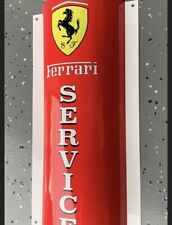 FERRARI SERVICE Red  Curved Retro Style Reproduction Garage Sign picture