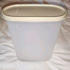 Tupperware Modular Mates 2.3L/9.7 C Oval #4 Container Hazelnut Lid picture