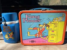 Vintage 1975 Hong Kong Phooey Metal Lunch Box With Rare Thermos picture
