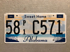 VINTAGE ALABAMA LICENSE PLATE HEART OF DIXIE SWEET HOME RANDOM LETTERS/NUMBERS picture