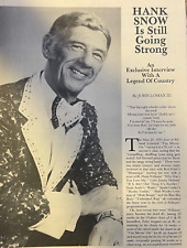 1982 Interview With Country Singer Hank Snow picture