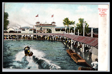 Vintage Rare Undivided Postcard Unposted The Lagoon at White City, Syracuse NY picture