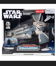 Star Wars Ep1 Micro Squadron Sith Infiltrator + Speeder + Two Figure PRESALE picture