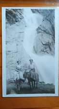 c1909 RPPC Seven Falls and South Cheyenne Canon Colorado Springs Women On Mules picture