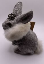 Gorgeous Bougie Bunny Silver Glitter, Crown And Faux Fur ❤️👀 picture