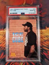 1991 Premier Rap Pack #47 ICE CUBE PSA 10 picture