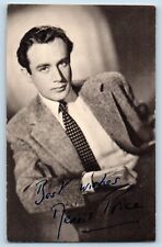 Dennis Price Postcard Actor Studio Portrait Autograph Signed c1905 Antique picture