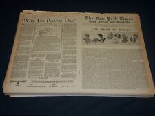 1921 NEW YORK TIMES BOOK REVIEW & MAGAZINE SECTION LOT OF 27 - NTL 111 picture