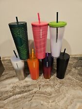 Starbucks Tumbler LOT used Some Cosmetic Damage Great For Collection Coffee picture