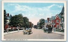 Postcard WV Martinsburg West Burke Street c1920s West Virginia W15 picture