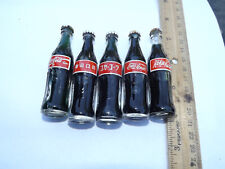 Apx 3 inch Coke Coca Cola Mini Bottle x 5 from around the world picture