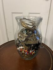 Glass Jar Filled With Vintage Gold Custom Jewelry  picture