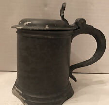 Metal LONDON Stamped Pewter Lidded Stein picture