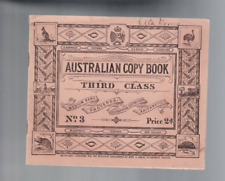 MEMORABILIA ,AUSTRALIAN SCHOOLS COPY BOOK No.3 , 1904 , USED AND QUITE NEATLY picture