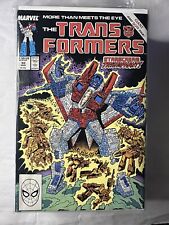 Transformers #50 Marvel Comics 1989 Double Sized Issue Vintage High Grade picture