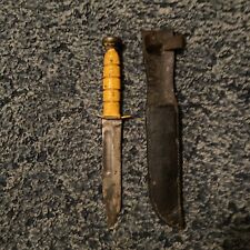 Vintage Kabar Fixed Blade Knife With Sheath picture