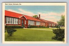 Sylvania GA-Georgia, High School, Antique, Vintage Postcard picture